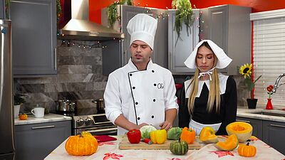 Instructional video - How To Stuff A Turkey's Asshole!