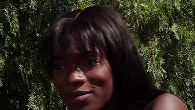 Amazing ebony MILF posed totally naked and showed her perfect black ass
