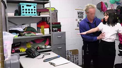 Officer Clarke offering Aria Valencia a mutually beneficial agreement