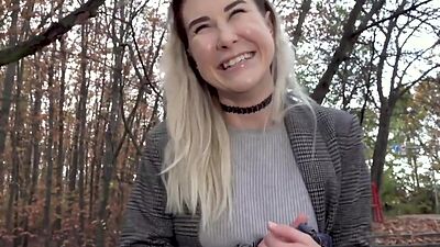 Cockriding petite 19yo slut fucked in POV in doggystyle