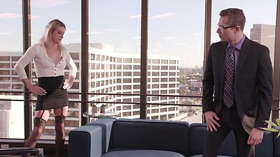 My trans boss busted me jerking off on the toilet