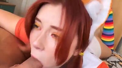 Stepsister Face Fucked Deep Sucking Big