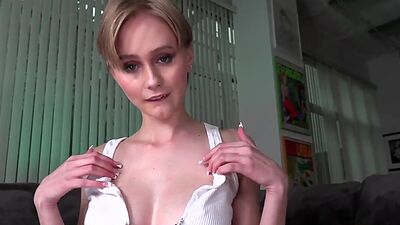 POV busty anal loving babe rides cock after dickblowing