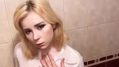 Stepsis in Wet Shirt Fingering Pussy