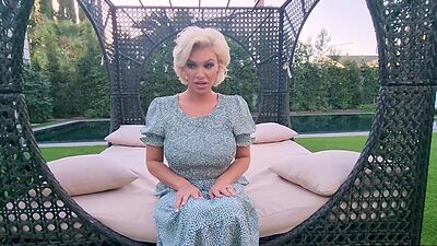 Desperate mature stepmom MILF Charli Phoenix needed money from her stepson