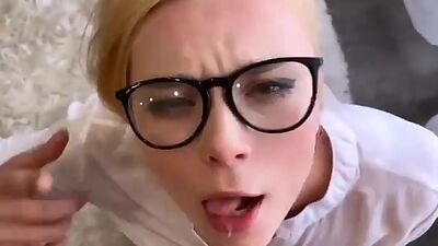 Horny Stepsister Fucking with Boss Anal