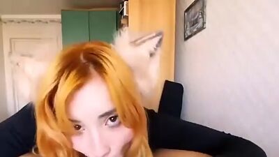 Horny Stepsister Sucking Dick and Fucking Passionately Cosplay Sweetie Fox