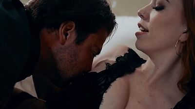 Big boobs redhead girlfriend having an erotic sex with her bf