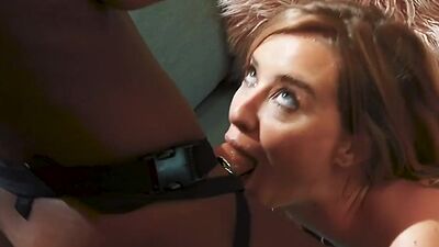 Ebony slut fucks 1st time dyke in hairy pussy with strapon