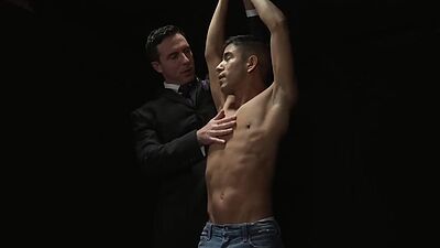 Young Gay Milo gets his ass toyed and analed by his master