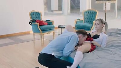 Stepsister Eval Elfie Gave herself up to a Stepbro with a Boner