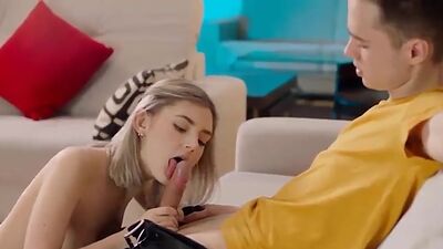Hottest Blonde Stepsister Eva Elfie in a Playful and Sensual Fuck