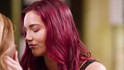 Jezabel Vessir and Jayden Cole eagerly makes out