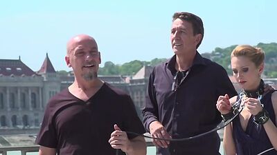 Skinny anal slut fucked and humiliated in public till facial