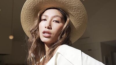 Middle Eastern model Dominique Lobito looks amazing naked for Playboy