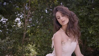 Mexican teen latina Eliza Ibarra is super hot when posing naked outdoor