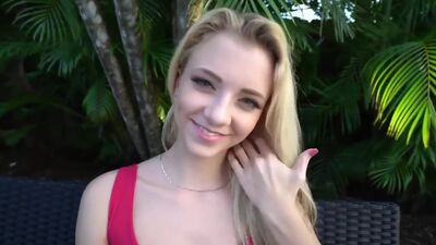 Cute Blonde Riley Star gets Pussy Dominated and Fucked.