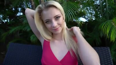 Cute Blonde Riley Star gets Pussy Dominated and Fucked.