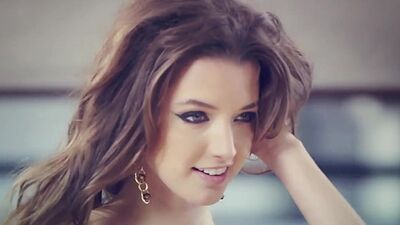 Beautiful Playboy girl Alyssa Arce teasing in solo female video