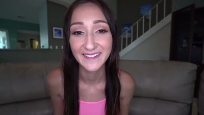Petite Teen Carmen Rae is Ready to take on a Huge Cock for FilthyPOV