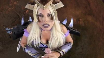 Bridgette B is your Warlock Mistress and she's Commanding you to Cum