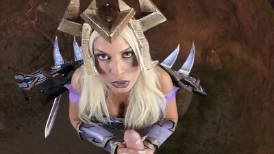 Bridgette B is your Warlock Mistress and she's Commanding you to Cum