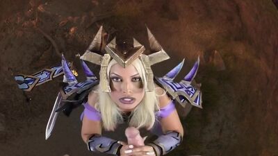 Bridgette B is your Warlock Mistress and she's Commanding you to Cum