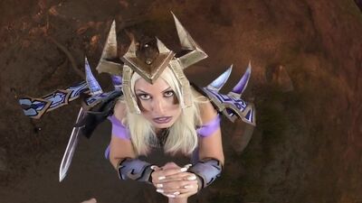 Bridgette B is your Warlock Mistress and she's Commanding you to Cum