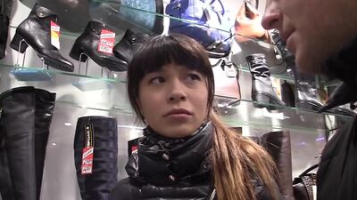 Exciting girl enjoys a hot threesome porn action