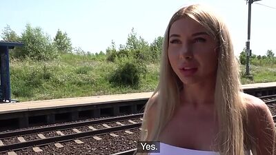 Cheap public slut POV fucked outdoor 4 cash after deepthroat