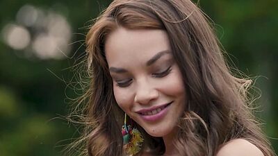 Hot brunette babes Clara and Marine Lecourt revealing their perfect boobs