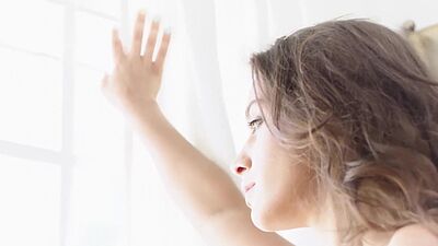 Hot small tits teen posing in sexy lingerie and showed perfect big ass