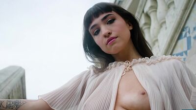 Gorgeous petite Playboy babe Ivy Rose shows off her amazing ass and body