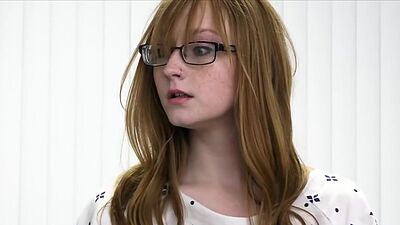Fucking ginger in glasses on the exam table