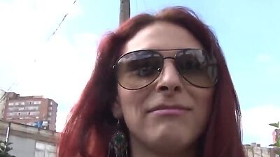 Doggystyle quickie with curvy Latina