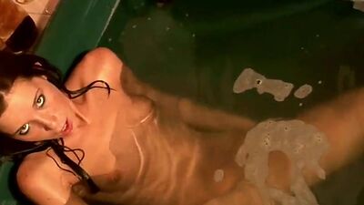 BrookeSkye rubbing nude on jacuzzi