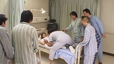 Creampied asian nurse fucks her patients