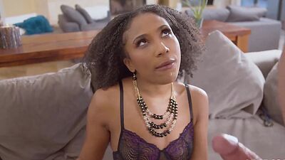 Perverted secretary Olivia seduces her boss with her fit body in lingerie