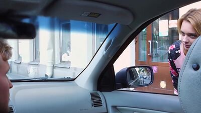 Nice brunette teen gets to ride a big dick for a reward