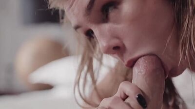 Dirty stepdad fucks hairy stepdaughter after blowjob