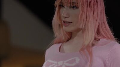 Bigtitted tranny drilled by male in ass after cockriding