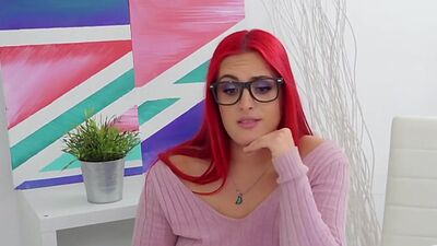 Gushing squirter dripping on redhead milf