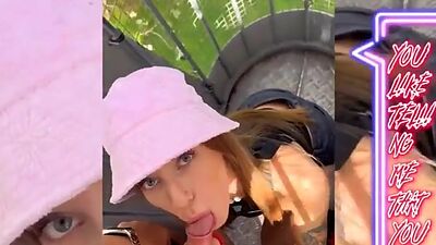 S[censored] Blowjob from Stepsister in Public Park make him Cum in 2 Min