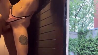 Public Sex with Neighbor Stepsister