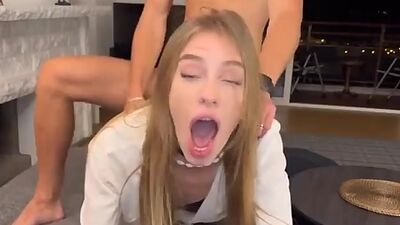 My Stepdaddy Fucks me after Corporate Party