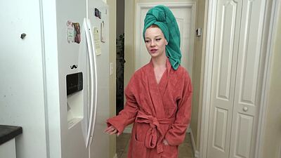 Stepbrother making his stepsisters asshole ready