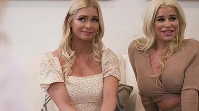 Stepmoms Serene and Spencer lets stepdaughter experience being lesbians