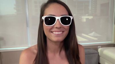 Bang Real Teen Ashly Anderson shows off her huge new tits and talents