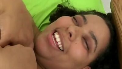 Big Boobed Ebony BBW Doggy Fucked