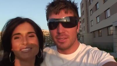 Wild anal sex in the solarium